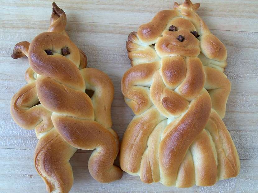 Návod a recept na mikulášské figurky z těsta