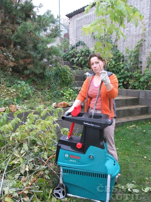 S úklidem zahrady pomůže drtič zahradního odpadu