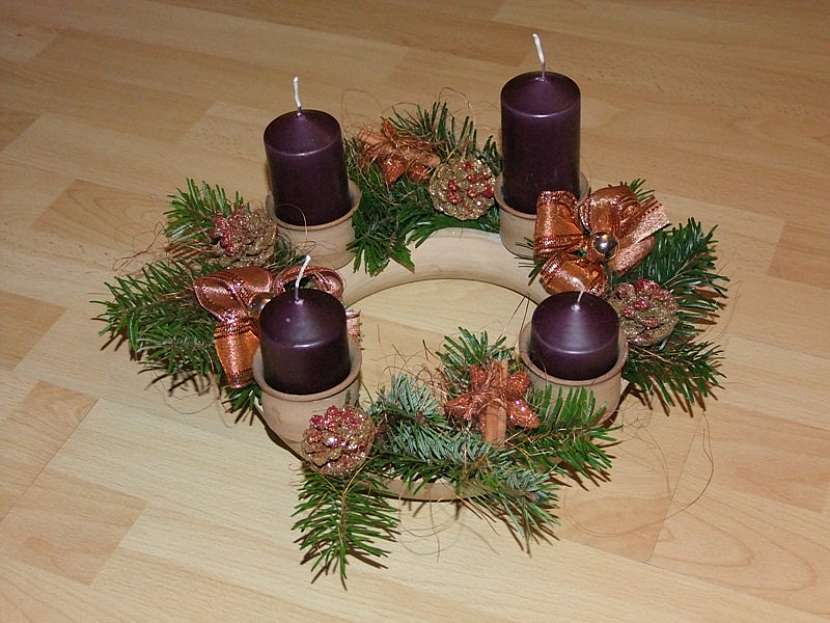 Adventní dekorace od čtenářů