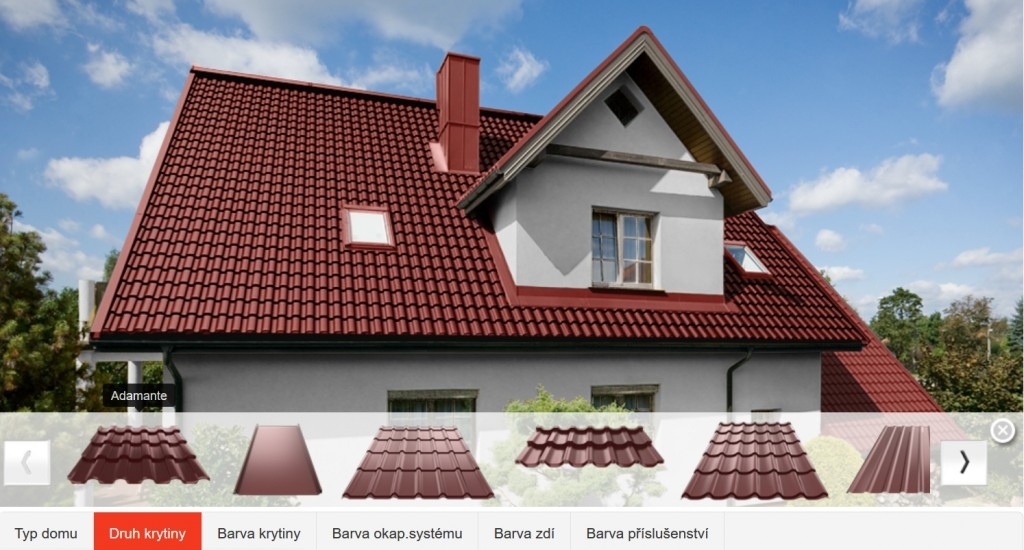 Barevné kombinace střech a fasád bez překvapení