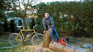 Využijte odpadního dřeva a vyrobte si stojan na kolo