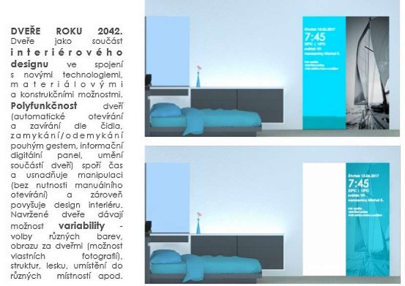 Vítěze soutěže SAPELI "Dveře roku 2042"