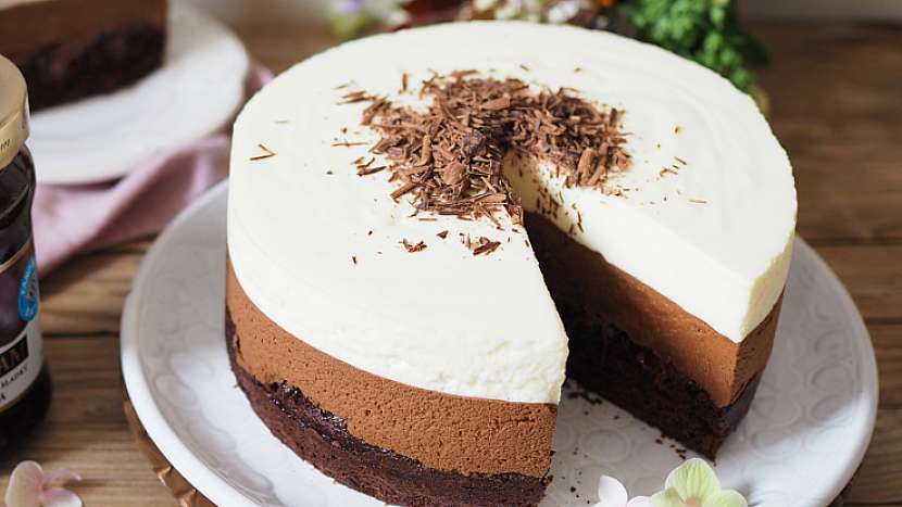 Recept na trojitý čokoládový dort