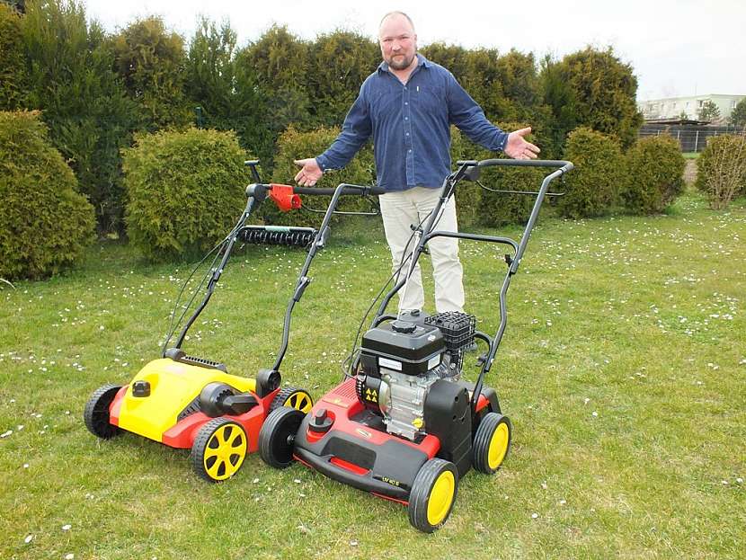 Benzínový nebo elektrický vertikutátor Wolf-Garten?