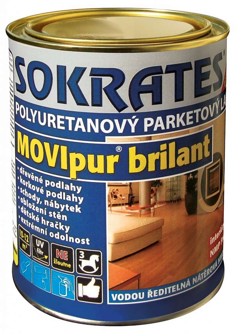 Lak SOKRATES MOVIpur brilant na dřevěné podlahy