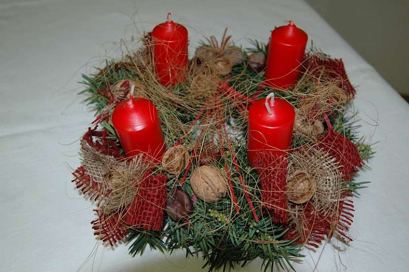 Adventní dekorace od čtenářů