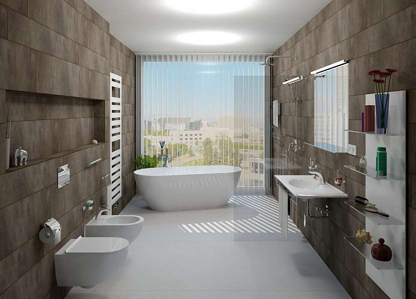 Inspirace pro koupelny - 2. díl - 20 nejlepších návrhů koupelen s designovými radiátory Zehnder