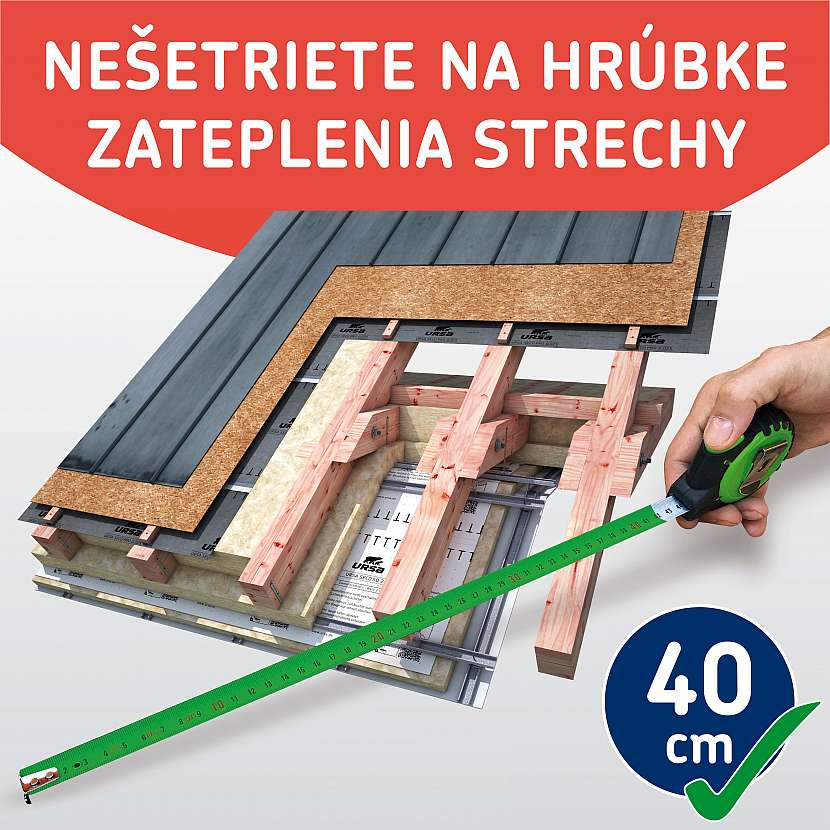 Tloušťka izolace při zateplení střechy