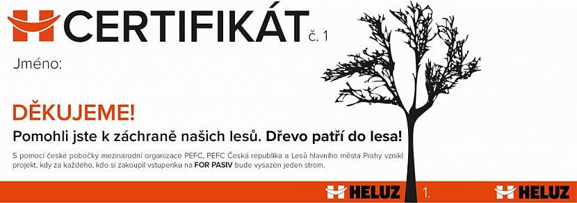 Za každého návštěvníka bude vysazen jeden strom