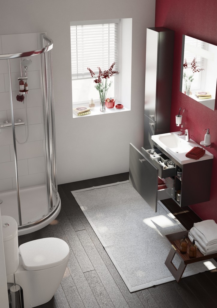 Nový trend v koupelnovém designu do malých koupelen: koupelnová kolekce Connect Space