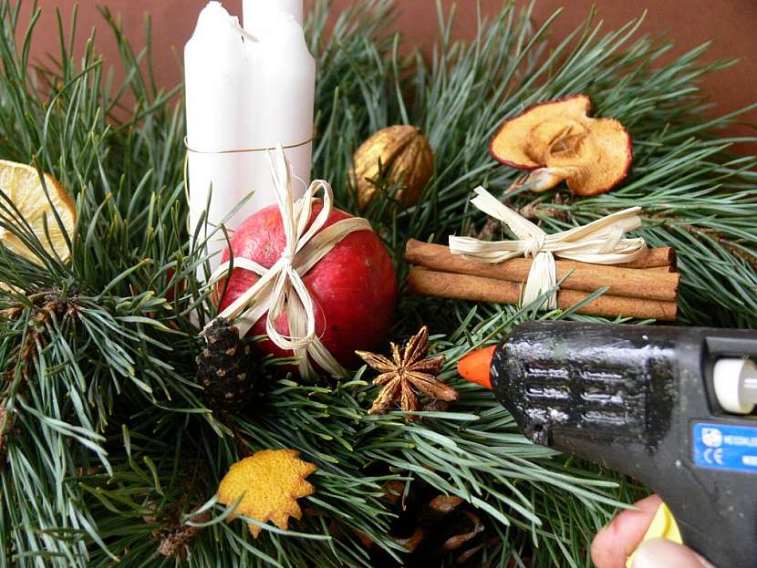 Postup na adventní svícen