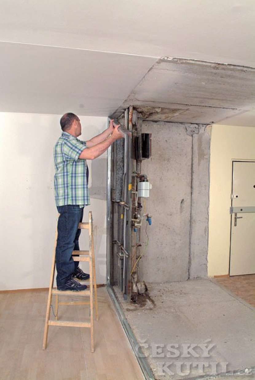 Sádrovláknité desky Rigidur: postup