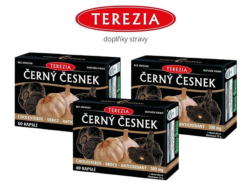 doplněk stravy černý česnek