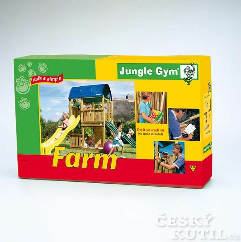 Montáž hřiště Jungle Gym je rodinná zábava