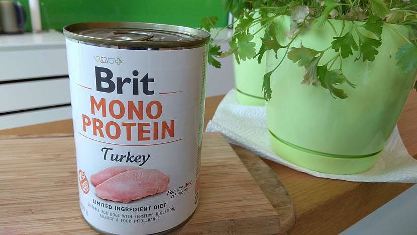 Jednodruhové krmivo Brit