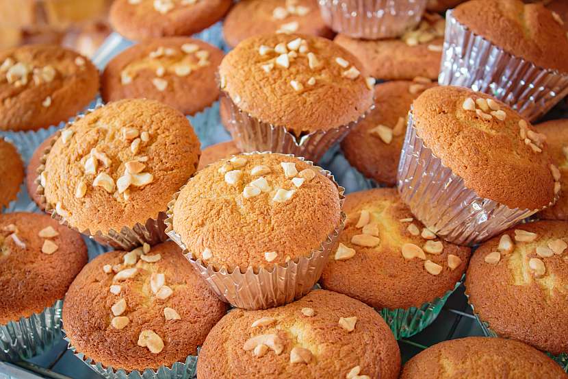 Banánové muffiny