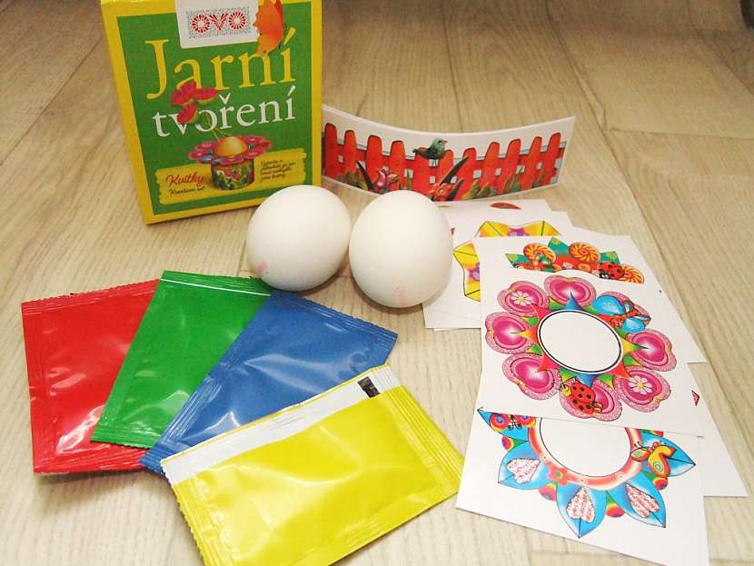 Výroba velikonoční dekorace – set Jarní tvoření OVO