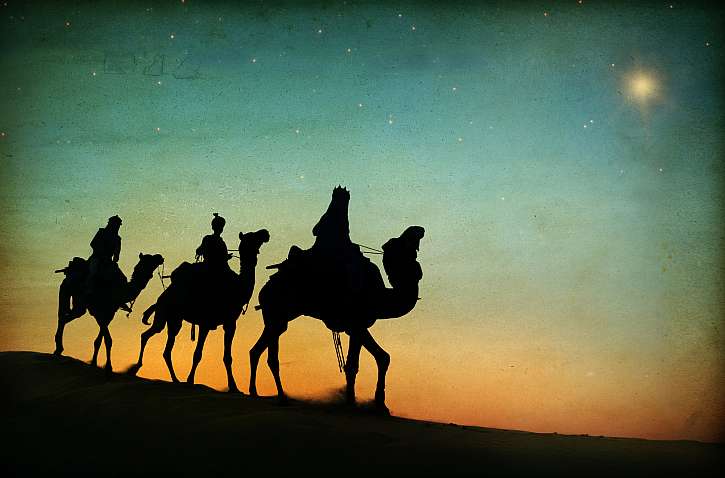 Do místa narození Ježíška přišli se třemi vzácnými dary tři mudrcové z východu