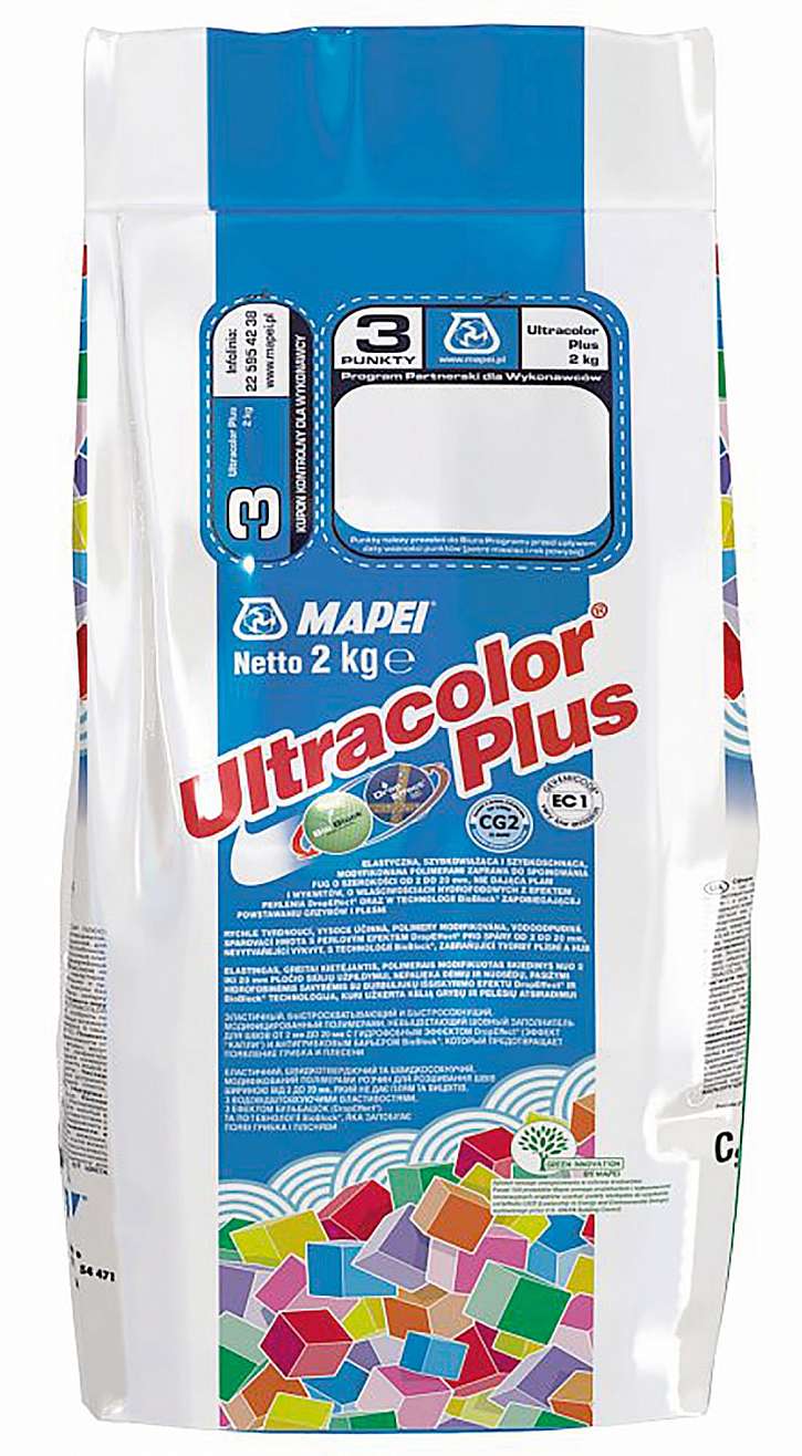 Spárovací hmota Mapei Ultracolor Plus.