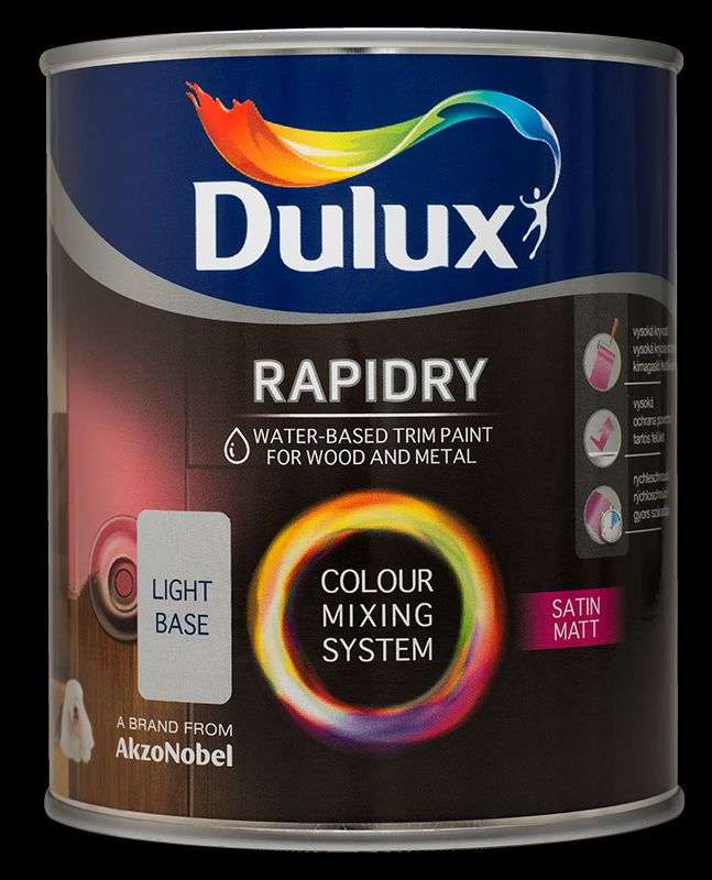 Například u barvy Dulux Rapidry, jež je díky tepelné odolnosti vhodná také na topná tělesa, si můžete vybírat až z 11 000 barevných odstínů.