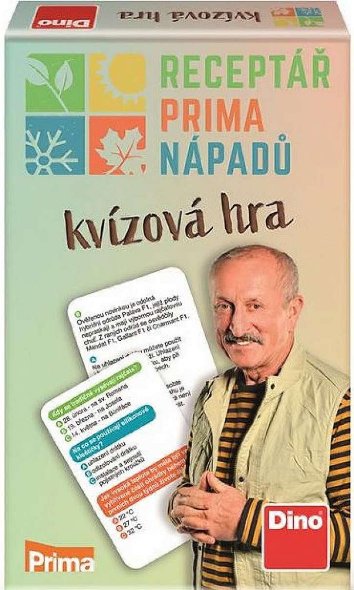 Rodinná kvízová hra Receptář prima nápadů