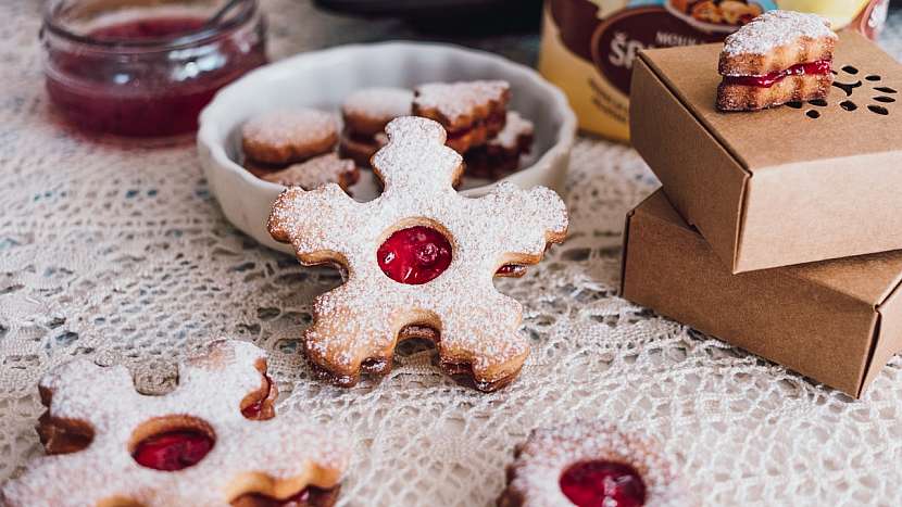 Recept na linecké cukroví s vanilkou