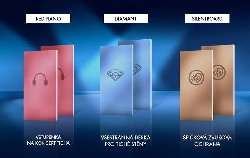 Seznamte se s akustickými deskami Knauf