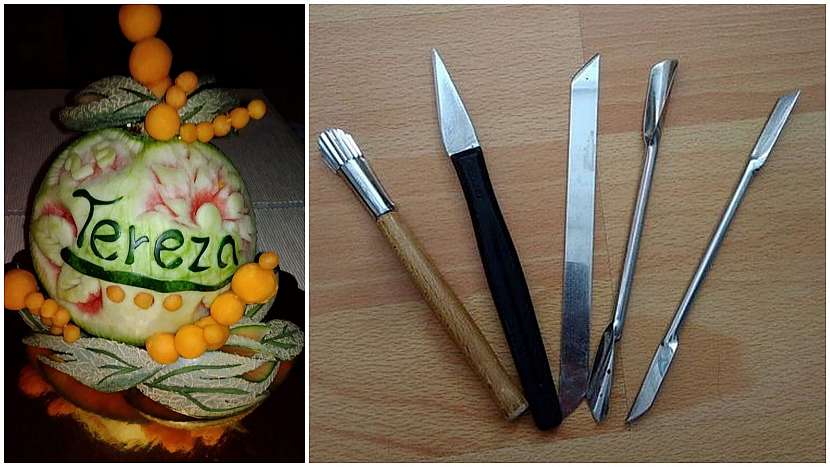Náčiní na vyřezávání ovoce