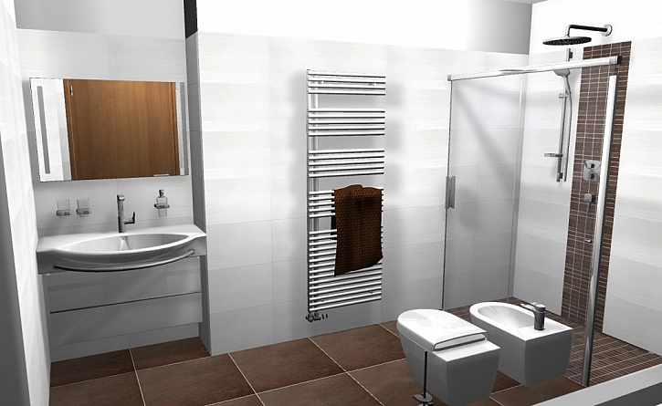 Inspirace pro koupelny - 1. díl - 20 nejlepších návrhů koupelen s designovými radiátory Zehnder