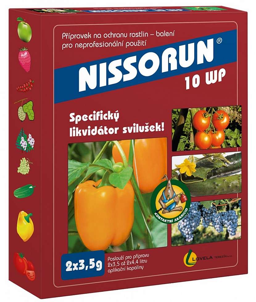 Svilušky účinně odstraní přípravek Nissorun