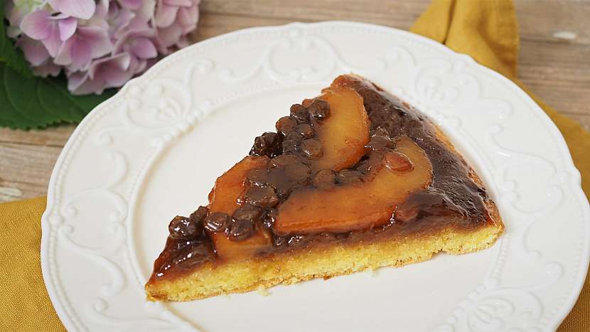 Recept na obrácený jablečný dort