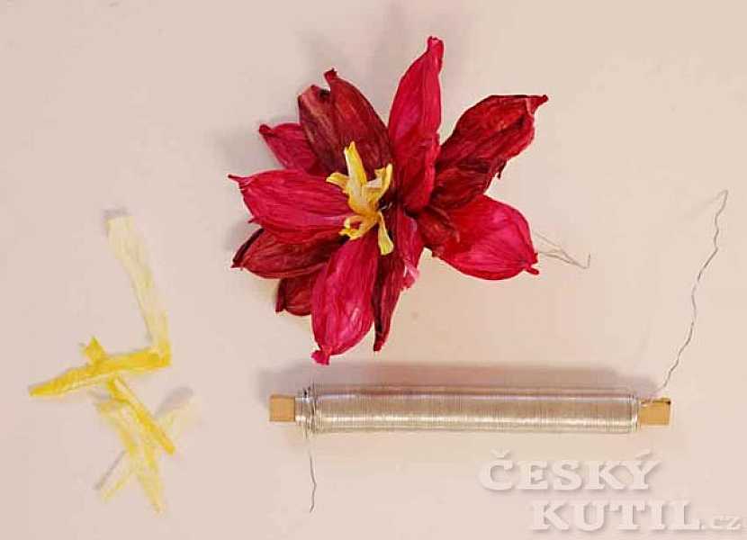 Twist art provázky - výroba papírových květin