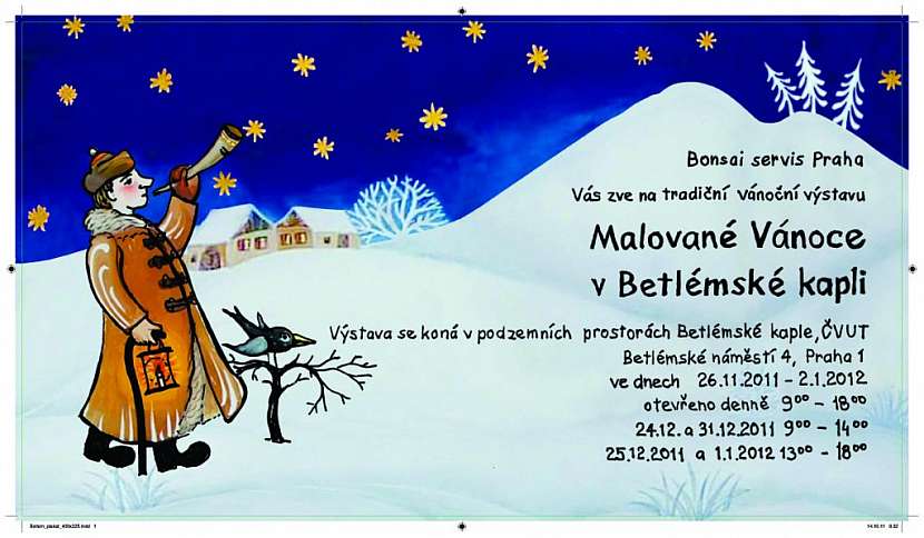 Výstava betlému v Praze – Malované Vánoce