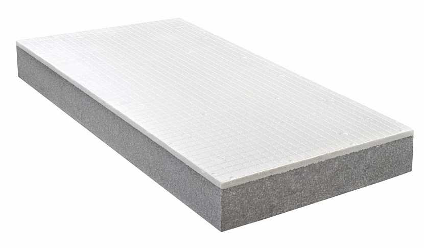 NOVINKA – šedý fasádní polystyren s bílou ochrannou vrstvou