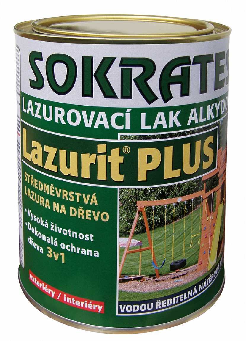 Ochranu před UV zářením a dřevokaznými chorobami zajistí SOKRATES Lazurit Plus