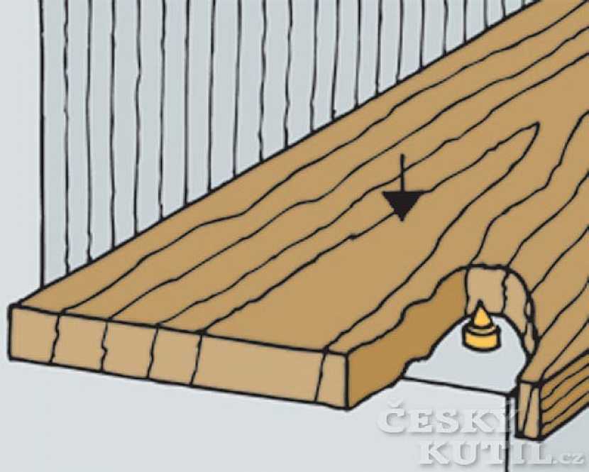 Montáž dřevěných schodnic na beton