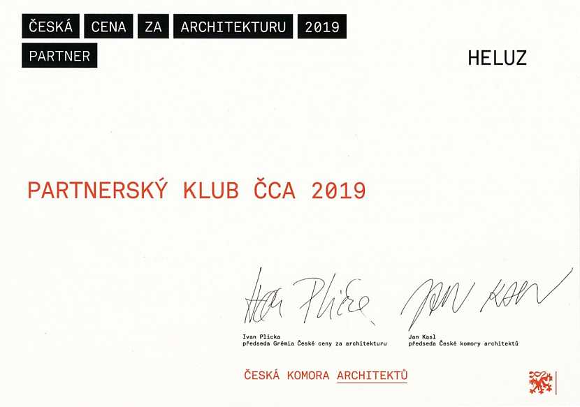 HELUZ se stal partnerem České ceny za architekturu