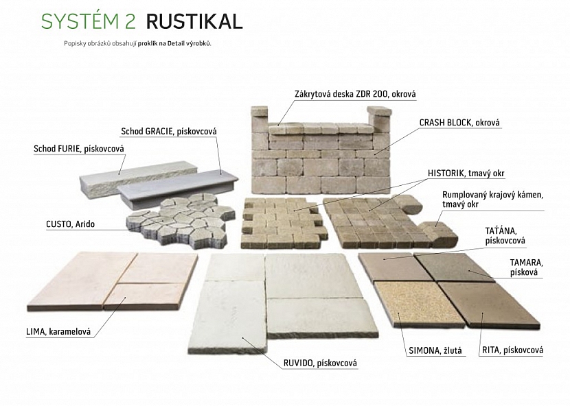 Ukázka vzorového systému Rustikal