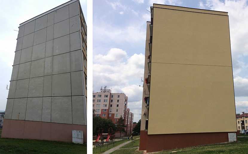 Provětrávaná fasáda mění ráz chladných panelových domů