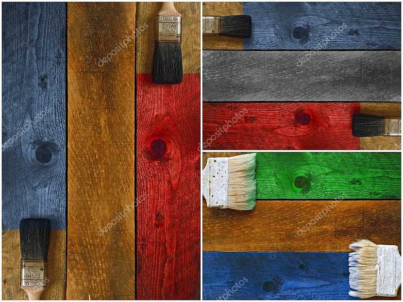 Mořením dřeva, jeho barvením, můžeme dosáhnout různých odstínů