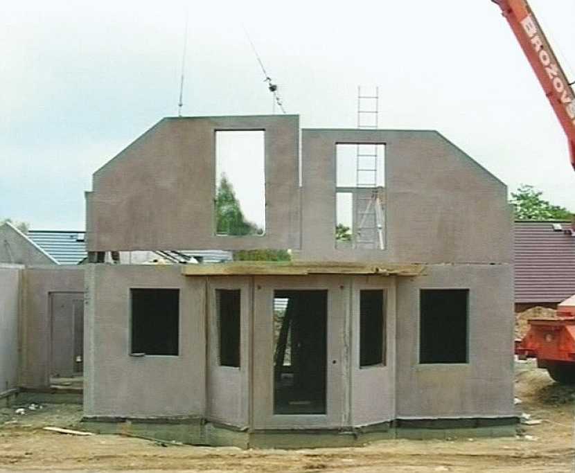 Montovaný dům z betonu - levně, rychle, jednoduše
