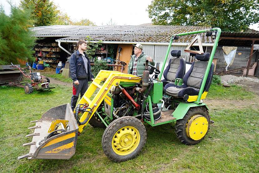 Doma vyrobený traktor je absolutní špička mezi domácími výtvory (Zdroj: Archiv FTV Prima, se svolením FTV Prima)