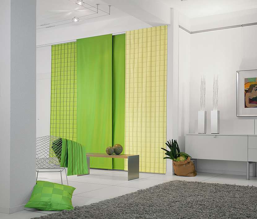 Japonské panely jsou elegantní designový praktický prvek (Zdroj: Ikea / Stylcon, s.r.o.)