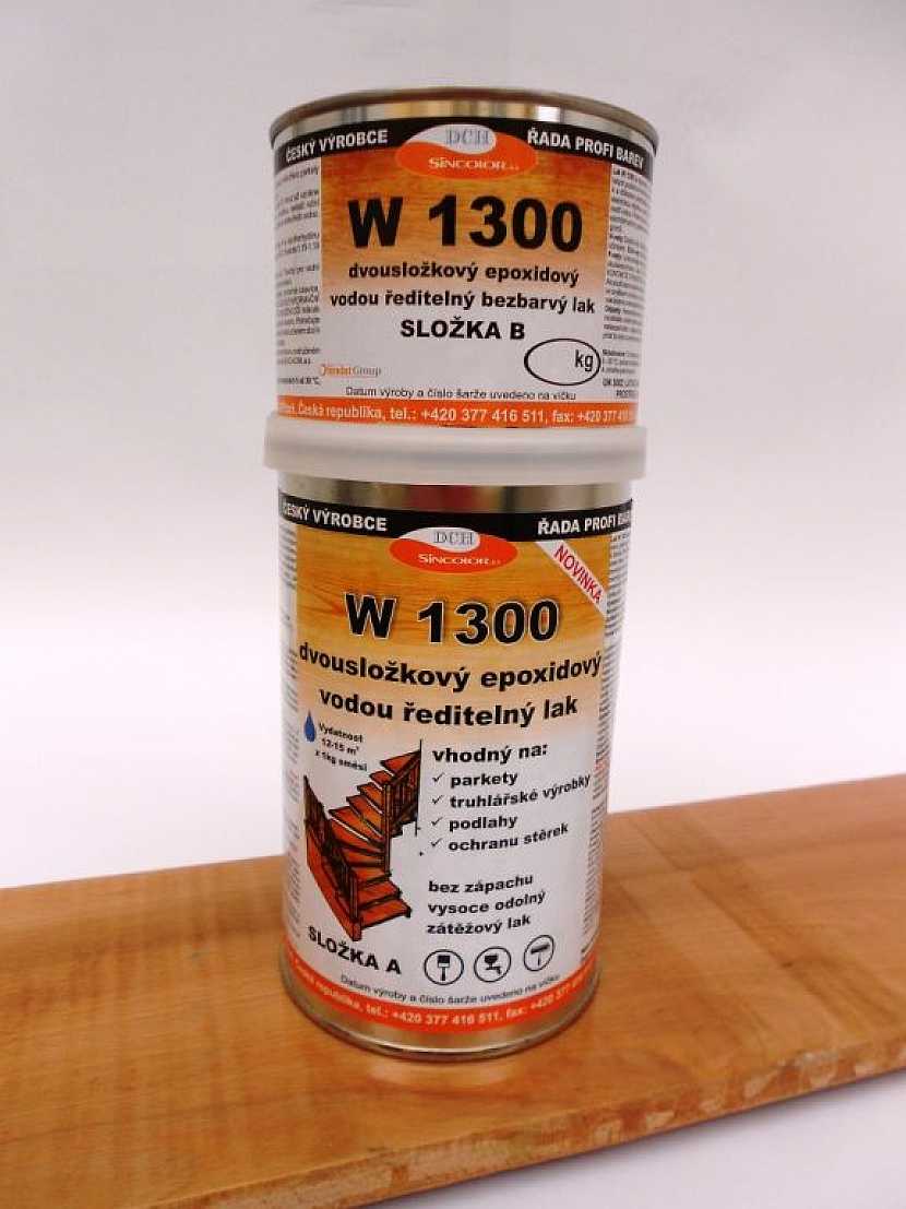 Podlahový epoxidový lak W 1300 od společnosti DCH-Sincolor – výhody a vlastnosti