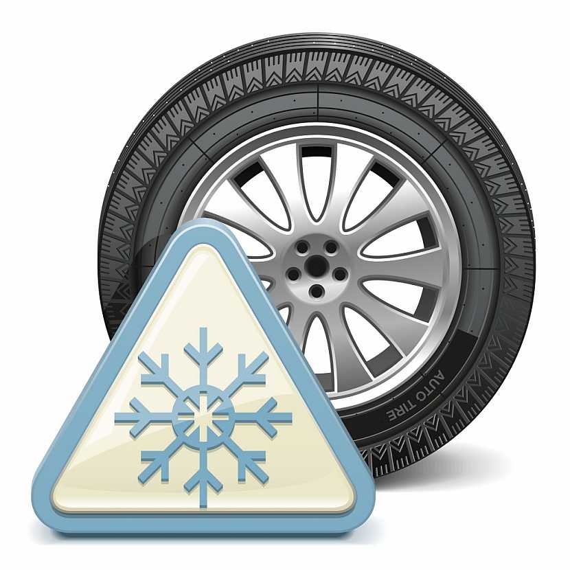 Symbol vločky značí zimní pneumatiky