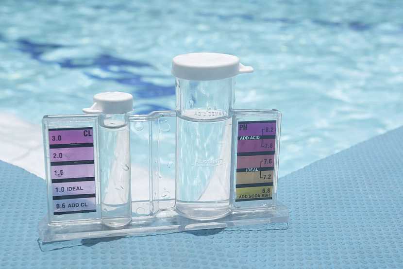 Tester pro zjištění pH a obsahu volného chloru
