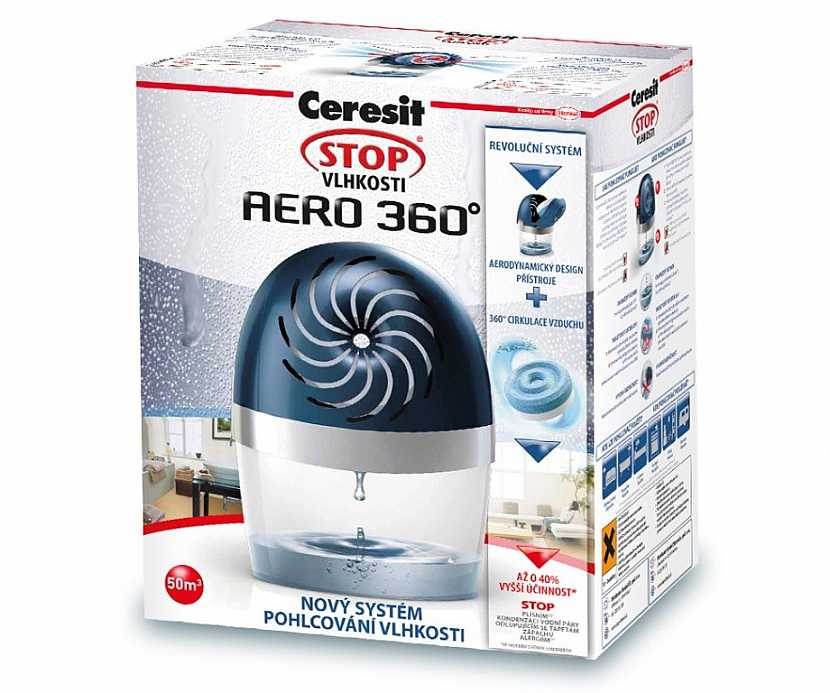 Ceresit Stop Vlhkosti Aero 360° – zatočte s vysokou vzdušnou vlhkostí i v malých prostorách