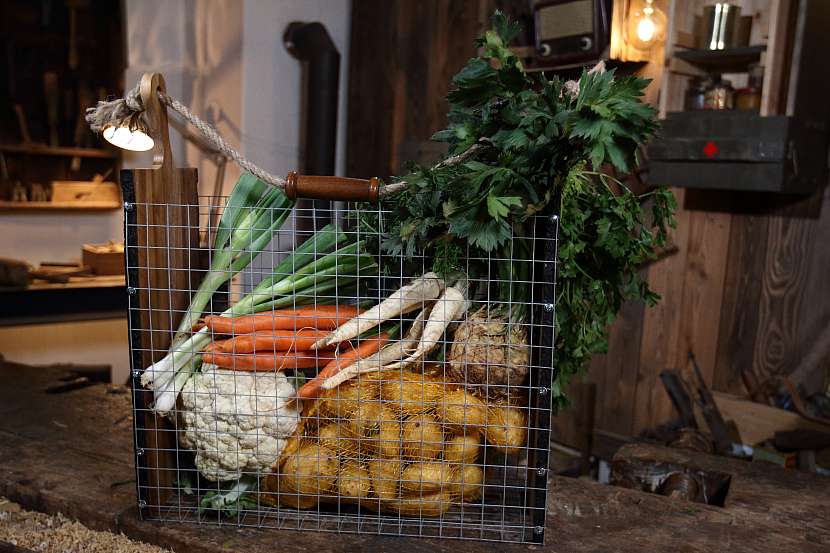 Pro uskladnění zeleniny si vyrobte košík ze starého pletiva (Archiv FTV Prima, se svolením FTV Prima)