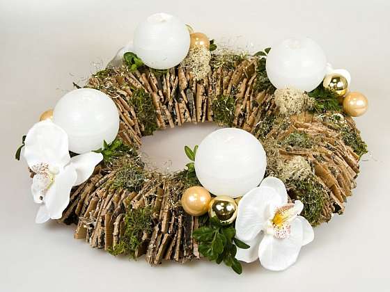 otevřít: Letos budou bílé Vánoce. Vyrobte si zajímavý adventní věnec.