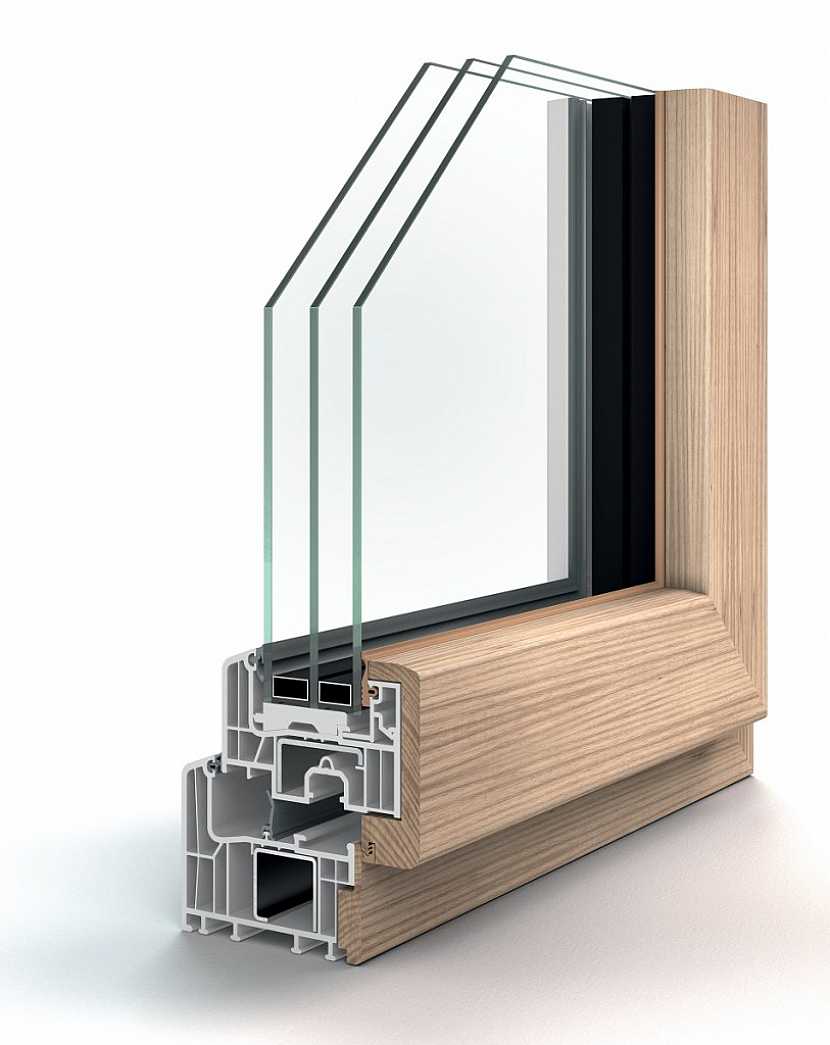 Pro Eforte Fusion lze použít i druhy dřev, které jinak nejsou vhodné pro běžnou výrobu oken ze dřeva nebo dřeva a hliníku, jako je např. javor, jasan nebo buk.